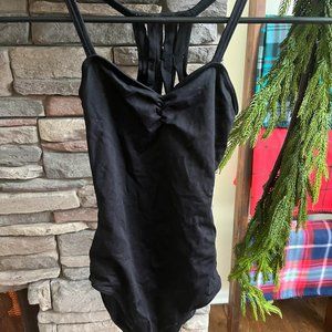 Black ballet leotard- SIZE SMALL